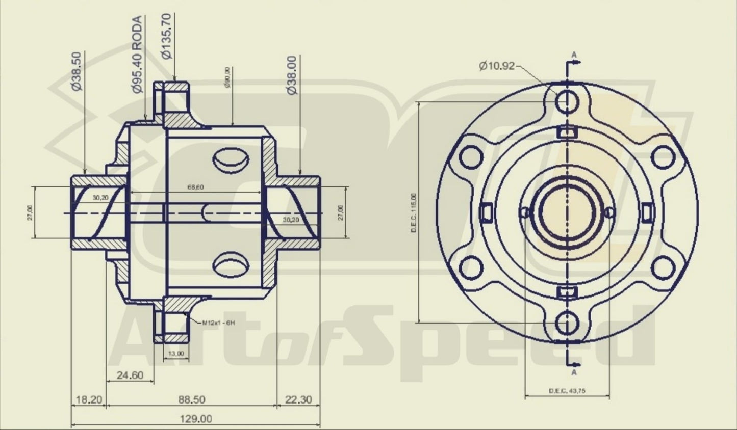 Limited Slip Differential (Plate Type) — C1 / 107 / Aygo 1.0 12V (20TT Manual)